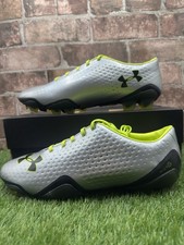 Under Armour Blur FG 1216885-099 Football Boots Men's UK 7 Silver Moulded Studs