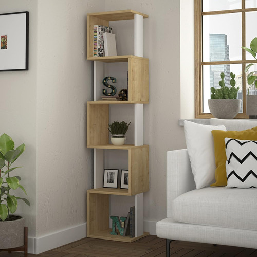Bookcase tier wall - 5, mounted