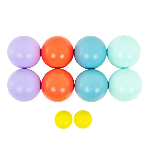 Wooden boules game - boules, outdoor