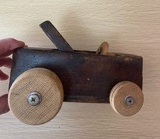 wooden hand plane car made