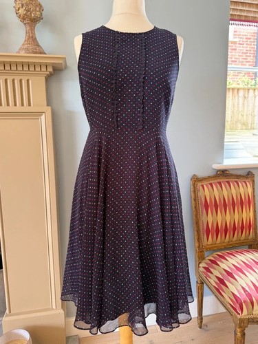 Hobbs navy polka - navy, floaty