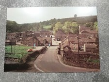 Blanchland Village and red van - post office van?