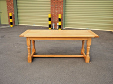 Large solid oak refectory - large,