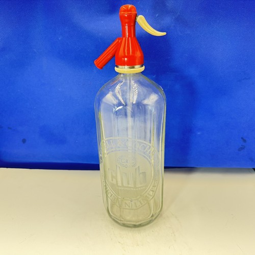 Soda syphon etched club - soda,