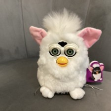 Furby  original White  1998 Original Tag And Box Working And tested.
