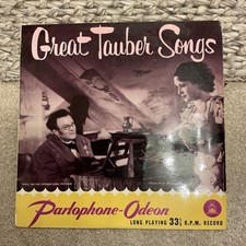 Great Tauber Songs Parlophone
