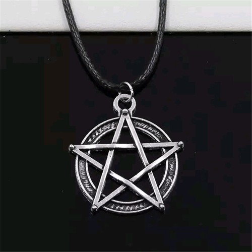 Pentagram silver charms - silver,