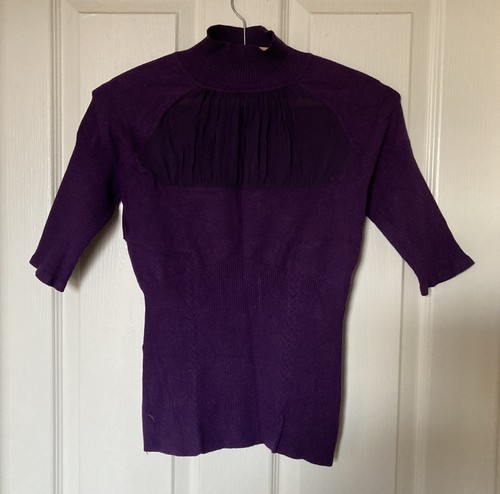Karen millen purple turtleneck - millen,