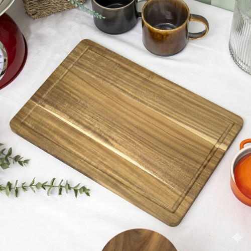 Acacia wood chopping board - chopping,