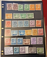 Seychelles 1938 To 1939 To 1R With Shades Paper Varieties Etc.