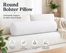 Round bolster pillow long body - round,