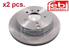 X2 PCS REAR BRAKE DISC SET