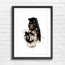 Chanel Grenade Graffiti Art