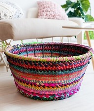 Rainbow Storage Basket Metal