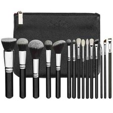 15PCS Professional Make up Brushes Set Cosmetic Tool Kabuki Makeup Luxury Bag UK