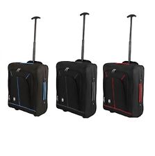 EZ Fly Cabin Case Hand Luggage Carry Bag 2 Wheel Lightweight Underseat Suitcase