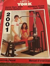 York multi gym home fitness system, used condition, with weights and bench 