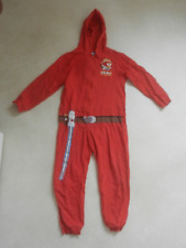 BHS Red Angry Birds Star Wars 1Onesie All In 1 Pyjama's PJ's Age 8-9 years