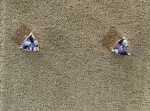 9ct rose gold trillion cut - 9ct,