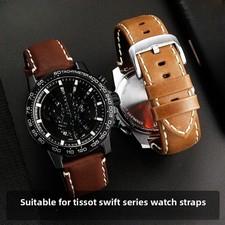 Genuine leather watch strap - leather,