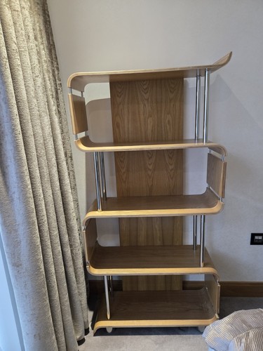 Solid wood bookcase - wood, designer