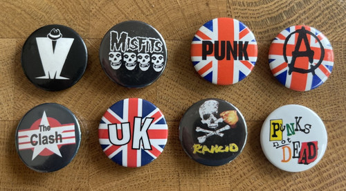 Vintage punk button - 8,