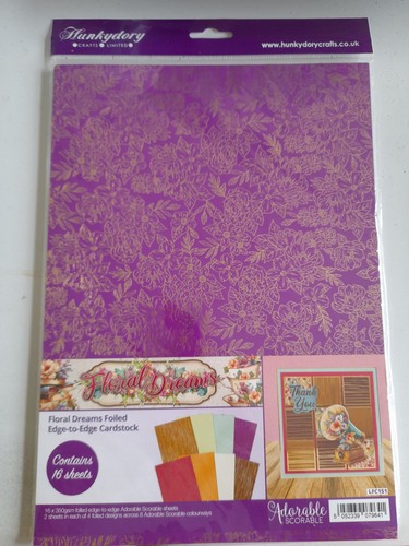 Hunkydory floral dreams foiled - floral,