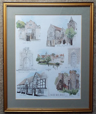 JOHN MALTBY - MIDHURST ARCHITECTURE - SIGNED LIMITED PRINT