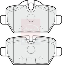 Brake pads set fits mini - set,