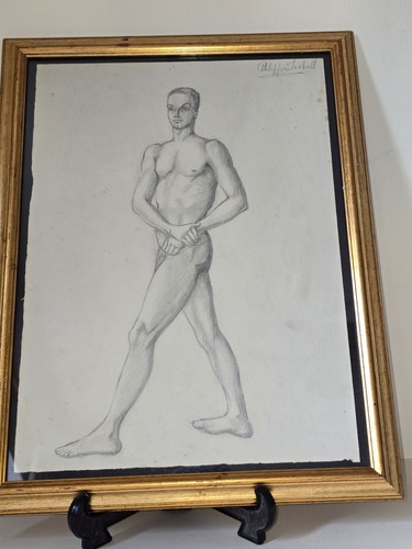 Mid century male - century, nude