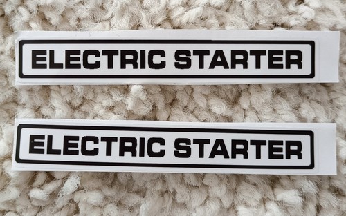 Electric start decals - electric,
