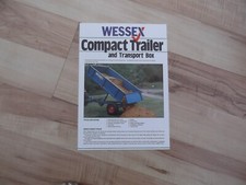 Wessex Compact Trailer and Transport Box Brochure c/w dealer stamp