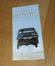 Lada Brochure 1980 - 1200 1300 1500 1600 ES Saloon Estate Niva