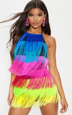 Rainbow Tassels Bodysuit