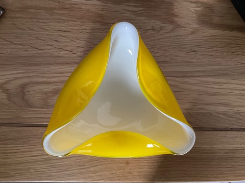 Murano cased yellow - murano, white