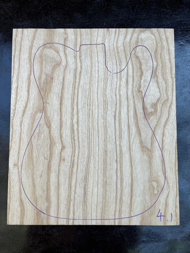 Swamp ash two piece guitar - ash,