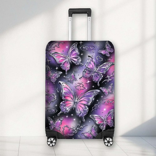 Y2k chrome butterfly travel - chrome,