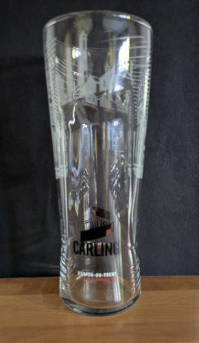 Unused carling tall pint - tall,