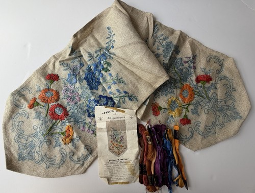 Vintage floral embroidery - floral,