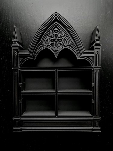 Gothic cathedral shelf - gothic,