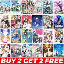 Anime Posters Classic Romance A3 A4 Japanese Manga Wall Art Poster Bedroom Decor