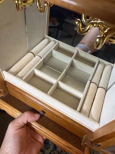 Vintage wooden jewelry - jewelry, armoire