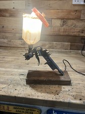 Vintage Look Spray Gun Lamp Automotive Art Man Cave Garage Workshop Office