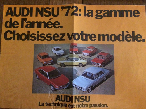 1972 audi nsu car - 1972,