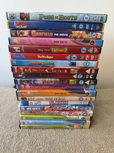 Kids dvds bundle total - dvds,