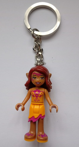 Lego elves key ring - key, azari