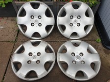 Set of Genuine Citroen Saxo & Berlingo 14" Wheel Trims Hub Caps x4