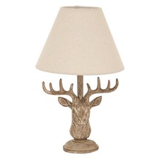Stonewashed Stag Head Table