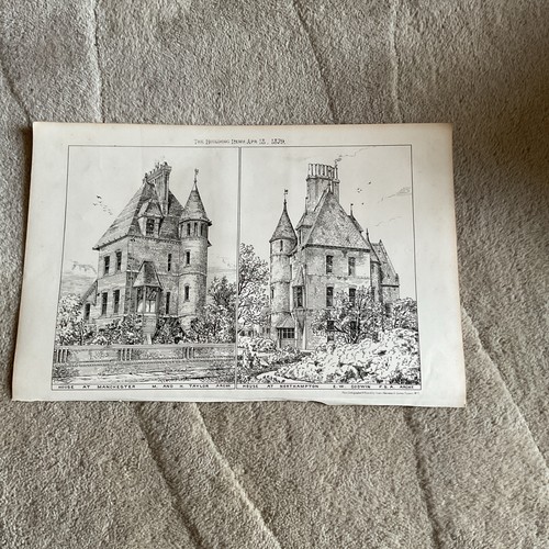 Antique print 1879 - antique,