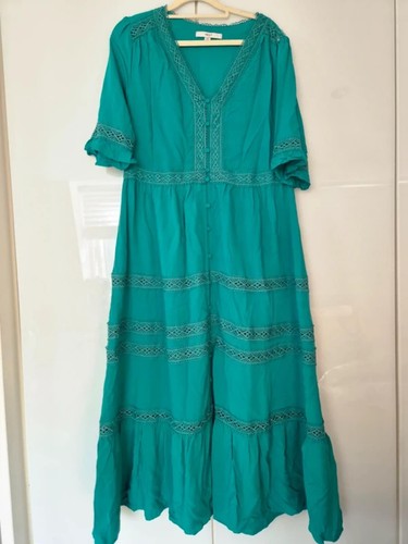 Next teal embroidered smock - next,